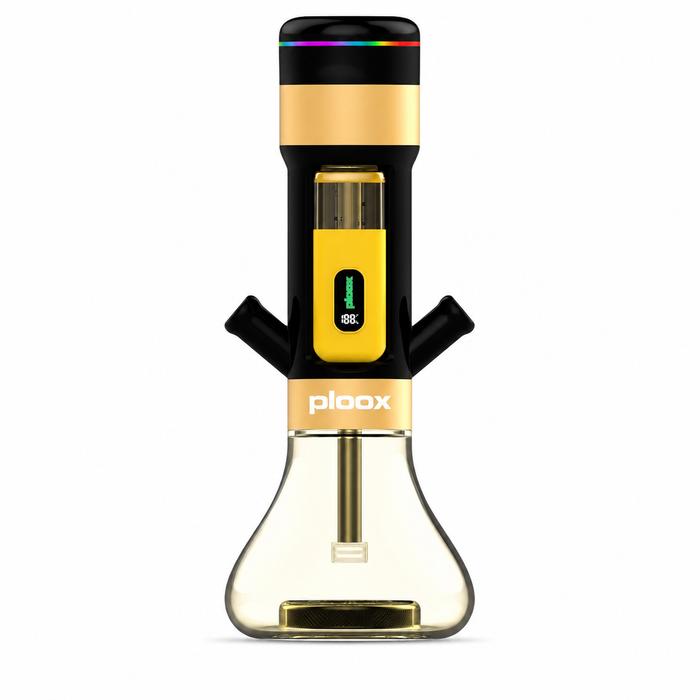 Ploox Hookah Nest G3 glass base gold